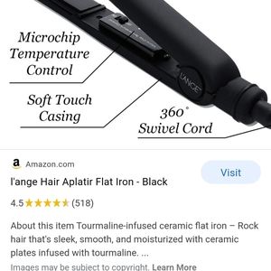 NWOT L'ange hair flat iron